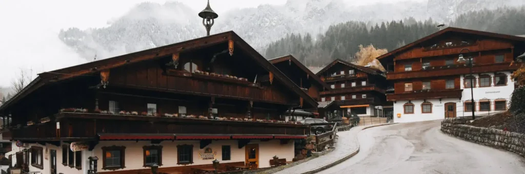 alpbach austria en invierno