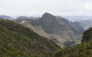 montañas en serra malagueta, cabo verde