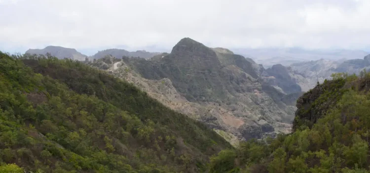 montañas en serra malagueta, cabo verde